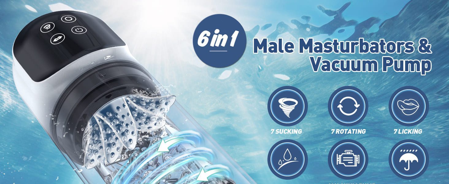 Premium male pleasure device with LCD display