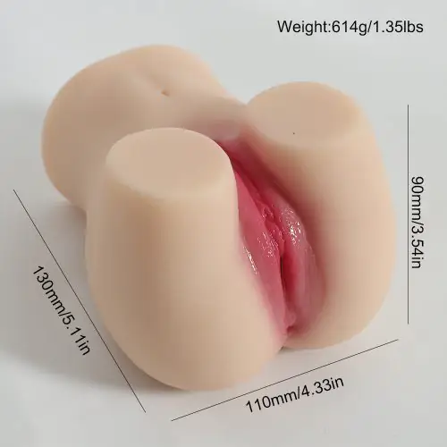 Mini Relaxation Wellness Device - Personal Massager with 3D Textured Design for Stress Relief - Nature, Without Lubrication