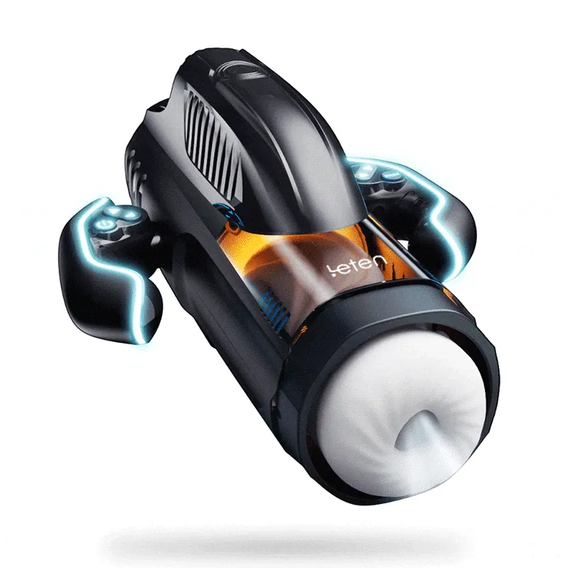 Experience Ultimate Pleasure with Leten Bermuda 4-in-1 Heating Male Stroker - Discreet Shipping - Black, Without Lubricant