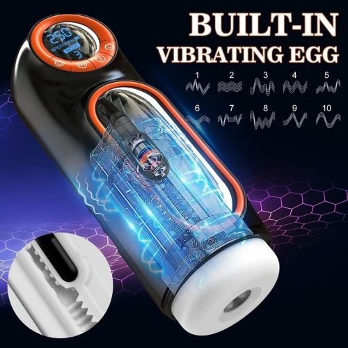 Discreet Shipping | Auto-Retracting Stress-Relief Cup | Hands-Free Stress Relief Device - Advanced Auto Edition, Without Lubrication
